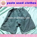 Export men original short pants summer used clothes for africa